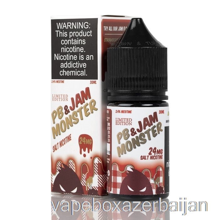 Vape Smoke Strawberry - PB and Jam Monster Salts - 30mL 24mg